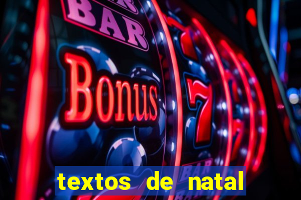 textos de natal para leitura